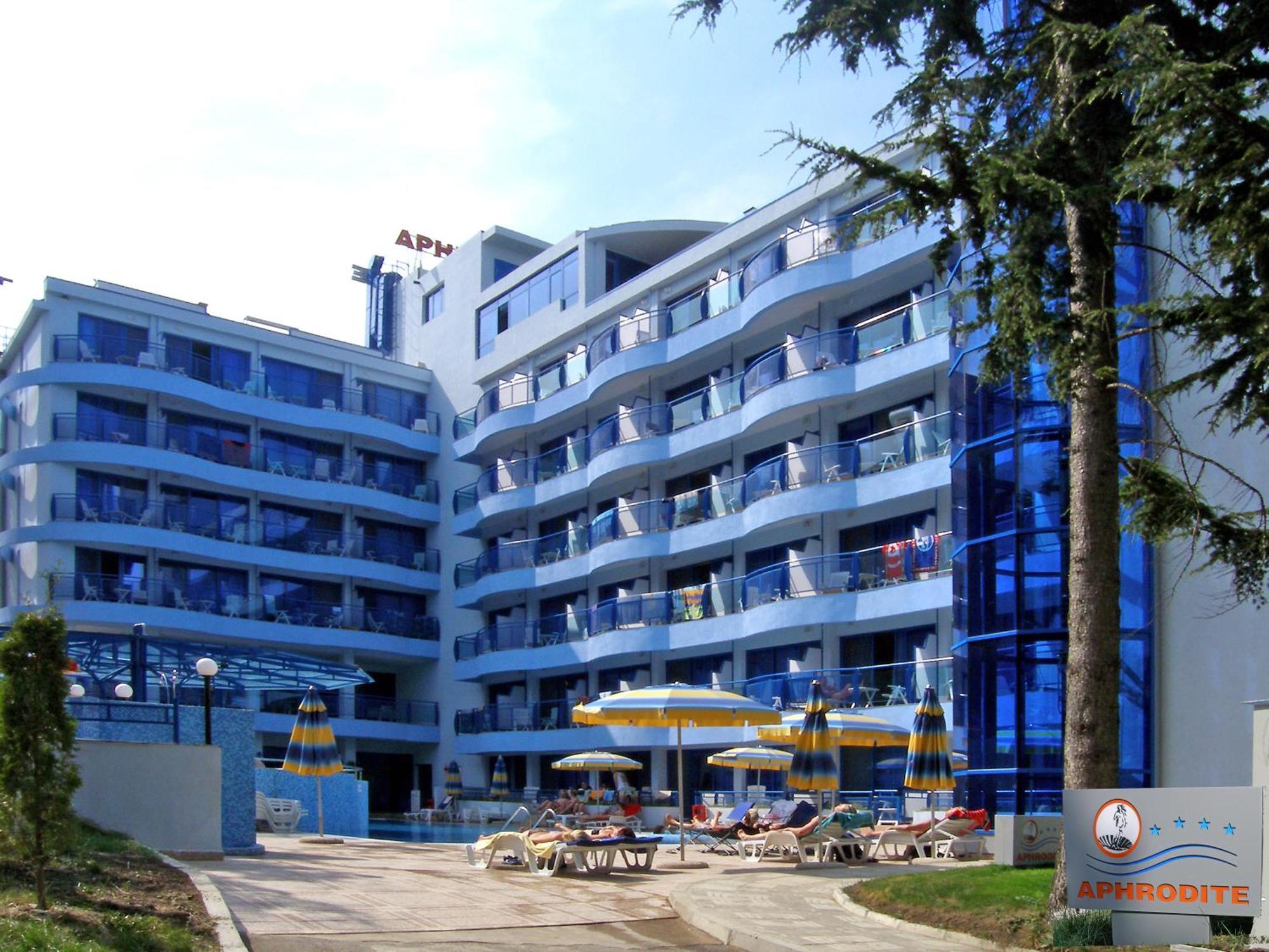 Aphrodite Hotel (Adults Only) Golden Sands Bagian luar foto